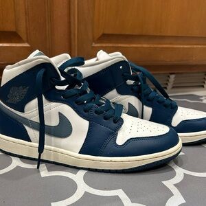 Nike Kids Sneakers - Blue and White